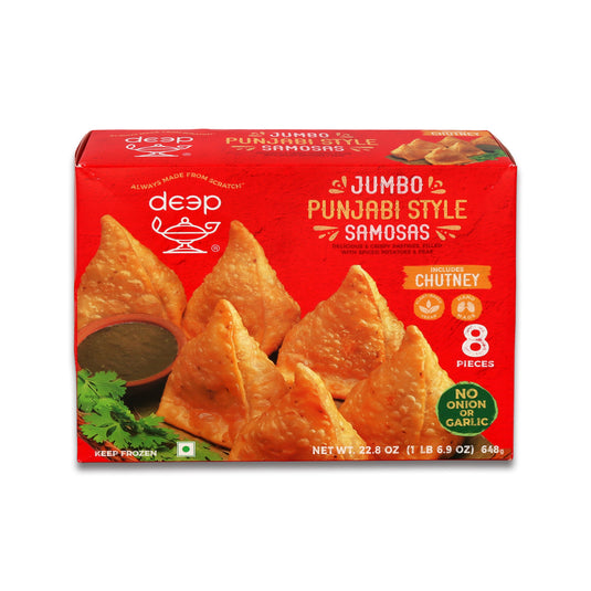 Deep Jumbo Punjabi Samosa 8 Pc