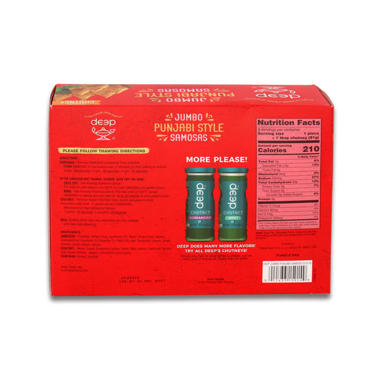 Deep Jumbo Punjabi Samosa 8 Pc