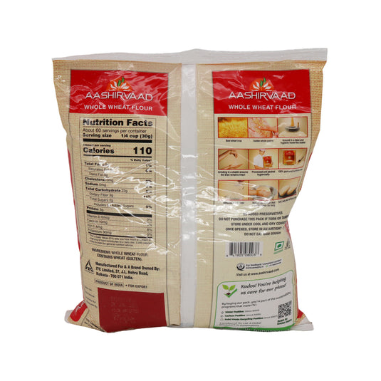 Aashirvaad Whole Wheat Atta 4 Lb
