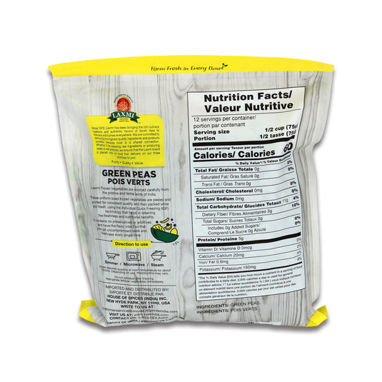 Laxmi Green Peas 2 Lb