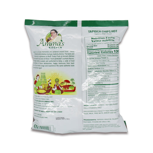 Amma's Kitchen Tapioca Chips 0.44 Lb