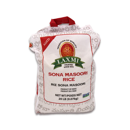 Laxmi Sona Masoori Rice 20 Lb