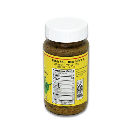 Priya With Garlic Green Chilli Pickle 0.66 Lb