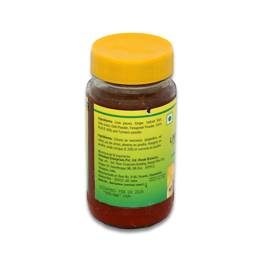 Priya Without Garlic Lime Ginger 0.66 Lb